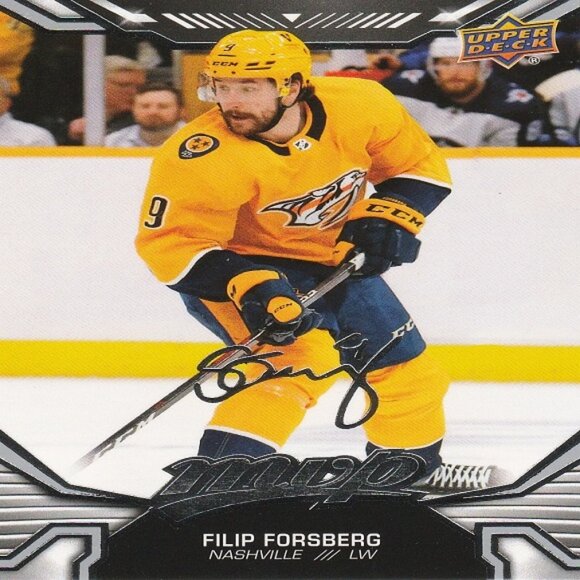 Filip Forsberg Nashville Predators NHL Hockey Card Collection - 4 Card Set - Picture 3 of 5